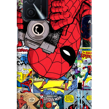 Spider Man Oppo A16 Hard Case Back Cover by Casekaro
