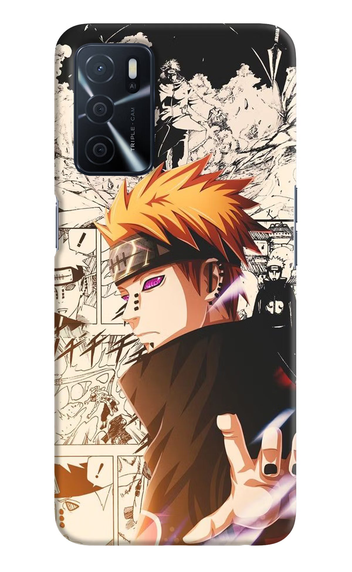 Pain Anime Oppo A16 Hard Case Back Cover by Casekaro