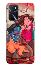 Radhe Krishna Oppo A16 Hard Case Back Cover by Casekaro