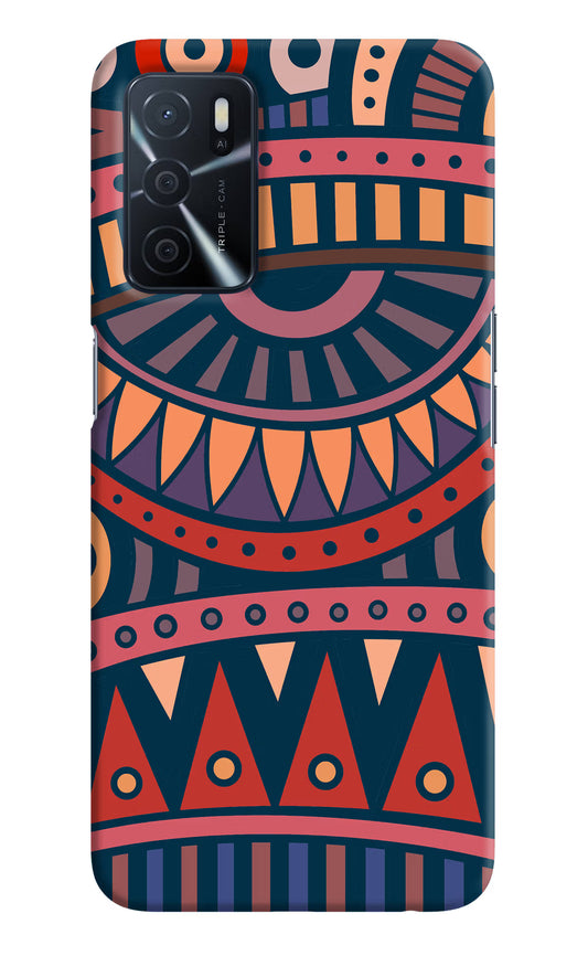 African Culture Design Oppo A16 Hard Case Back Cover by Casekaro