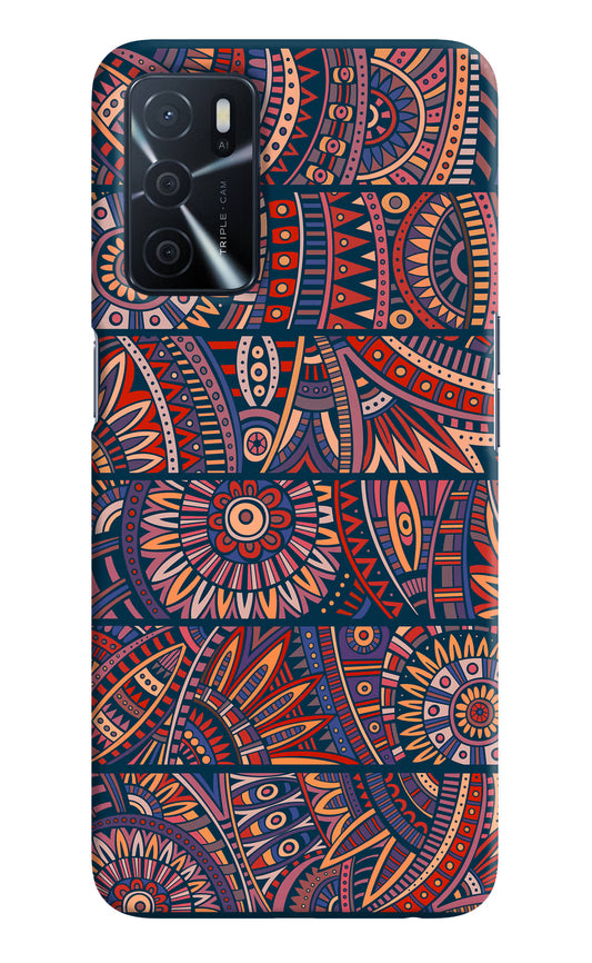 African Culture Design Oppo A16 Hard Case Back Cover by Casekaro