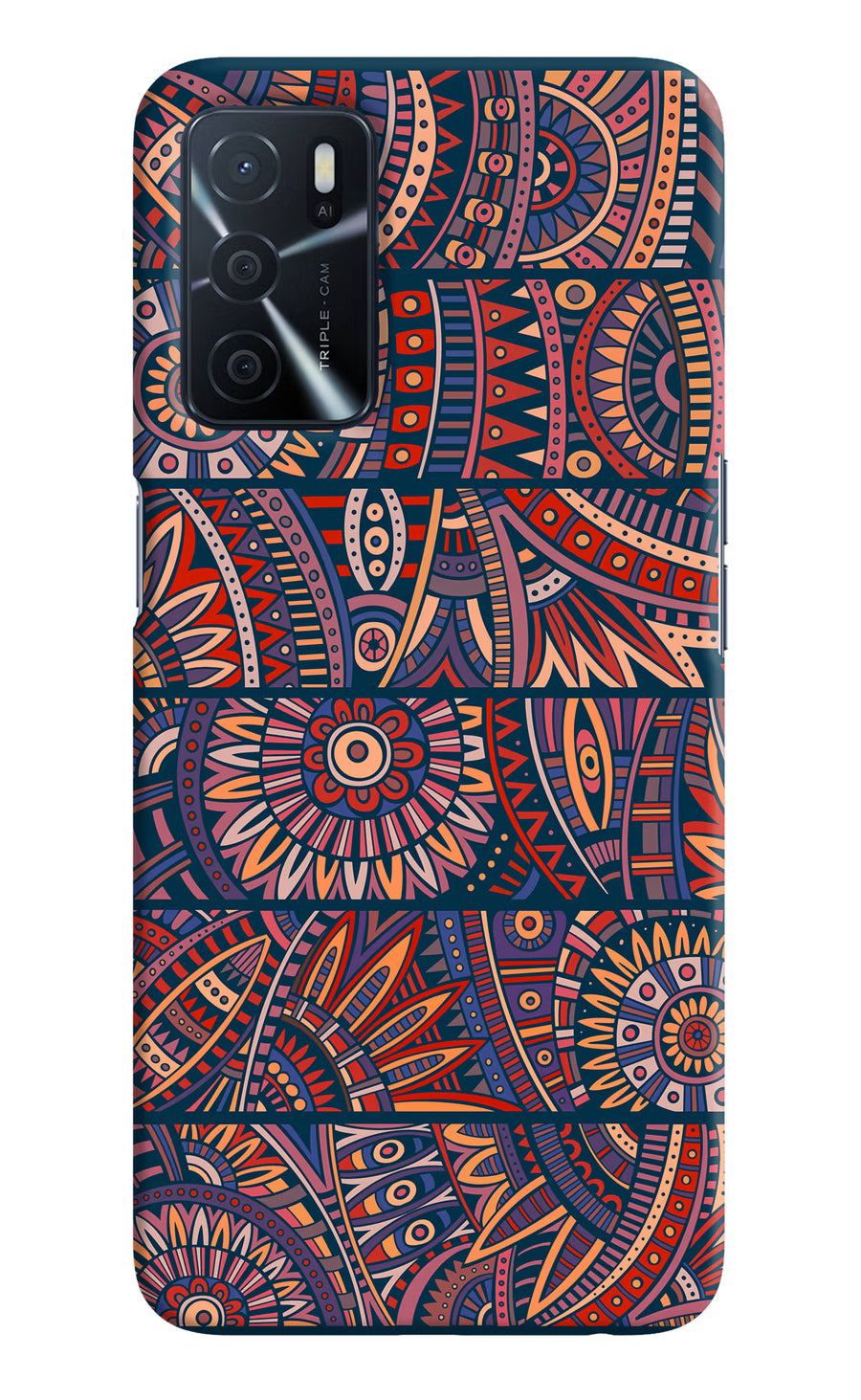 African Culture Design Oppo A16 Back Cover, Hard case