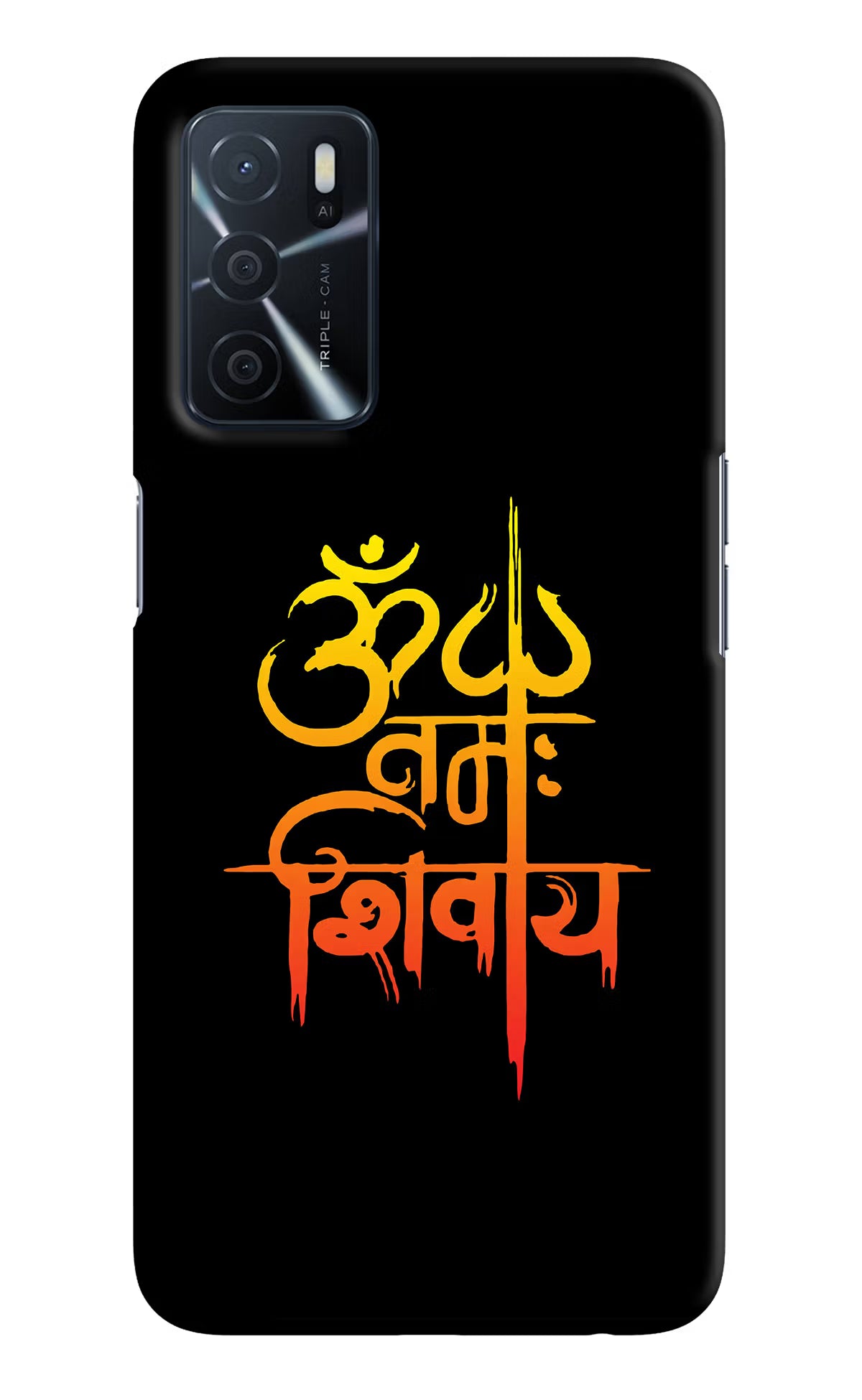 Om Namah Shivay Oppo A16 Hard Case Back Cover by Casekaro