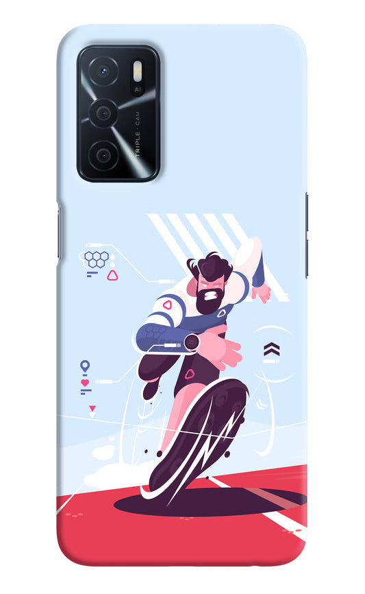 Run Pro Oppo A16 Hard Case Back Cover by Casekaro