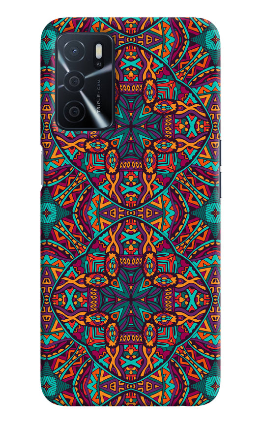 Colour Mandala Oppo A16 Hard Case Back Cover by Casekaro