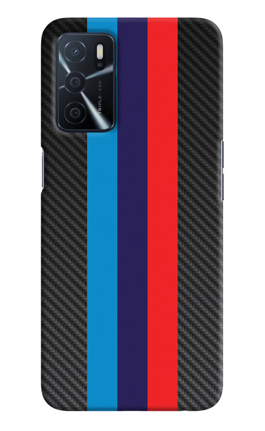 BMW Stripes Pattern Oppo A16 Hard Case Back Cover by Casekaro