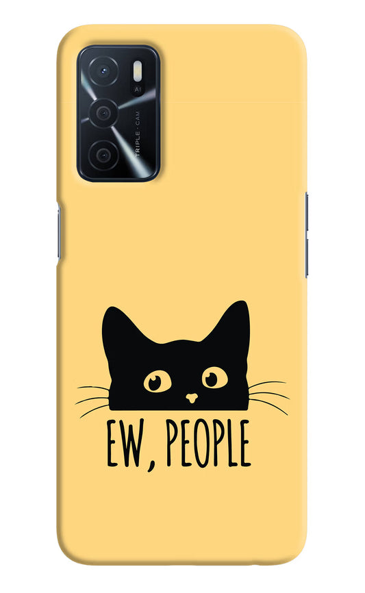 Ew People Catitude Oppo A16 Hard Case Back Cover by Casekaro