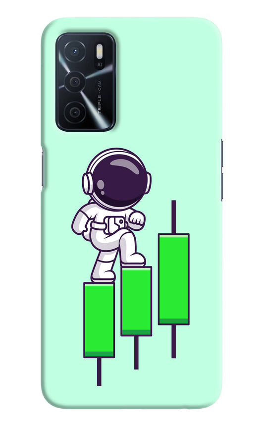 Astronaut Trader Oppo A16 Hard Case Back Cover by Casekaro