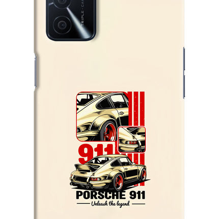 Classic Porsche 911 Oppo A16 Hard Case Back Cover by Casekaro