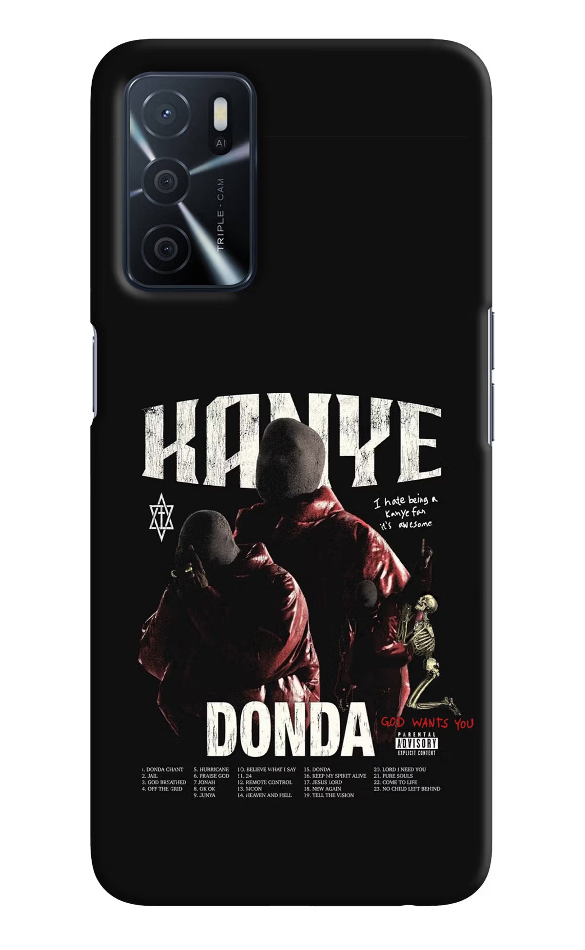 Donda Kanye West Oppo A16 Hard Case Back Cover by Casekaro