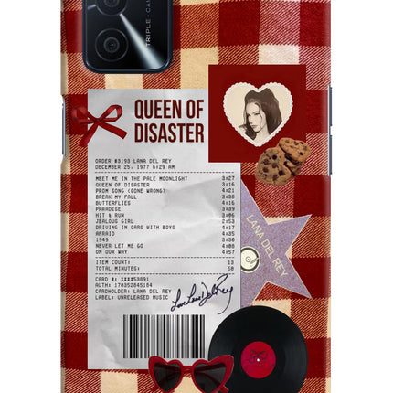 Queen of Disaster Oppo A16 Hard Case Back Cover by Casekaro
