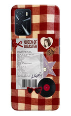 Queen of Disaster Oppo A16 Hard Case Back Cover by Casekaro