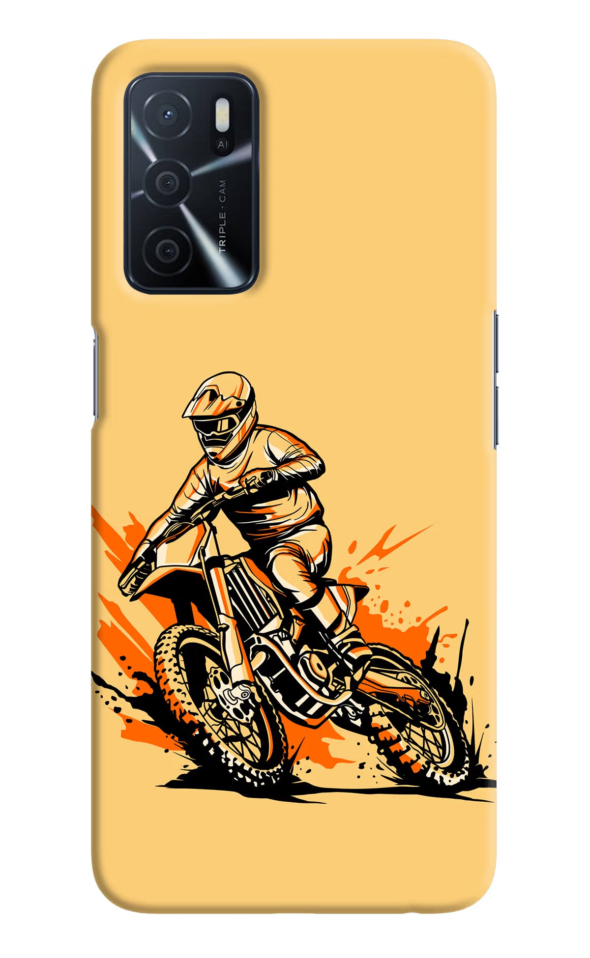 Off-Road Fury Oppo A16 Hard Case Back Cover by Casekaro