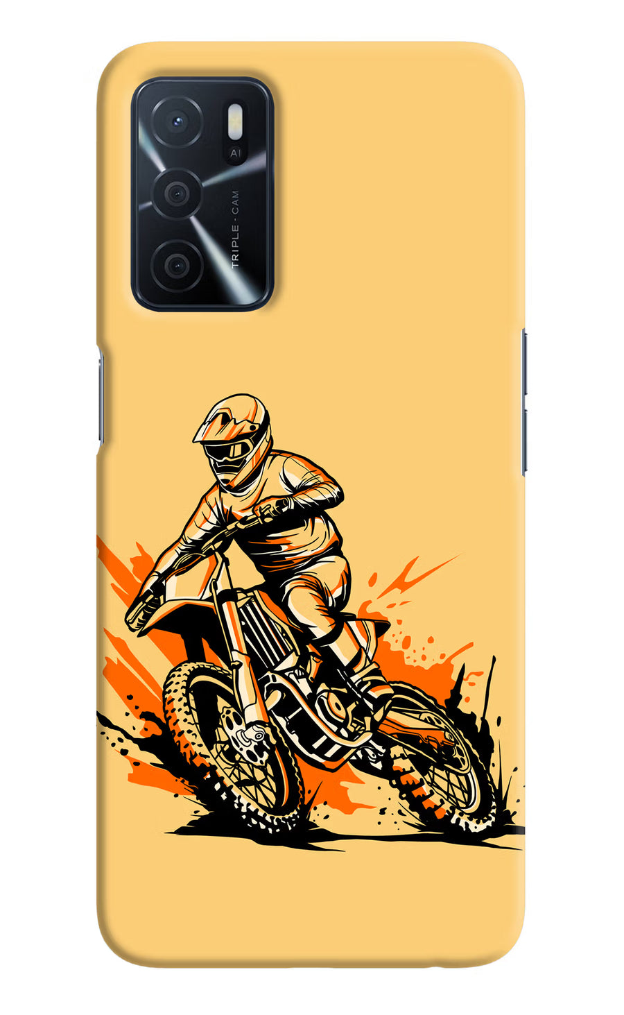 Off-Road Fury Oppo A16 Back Cover, Hard case