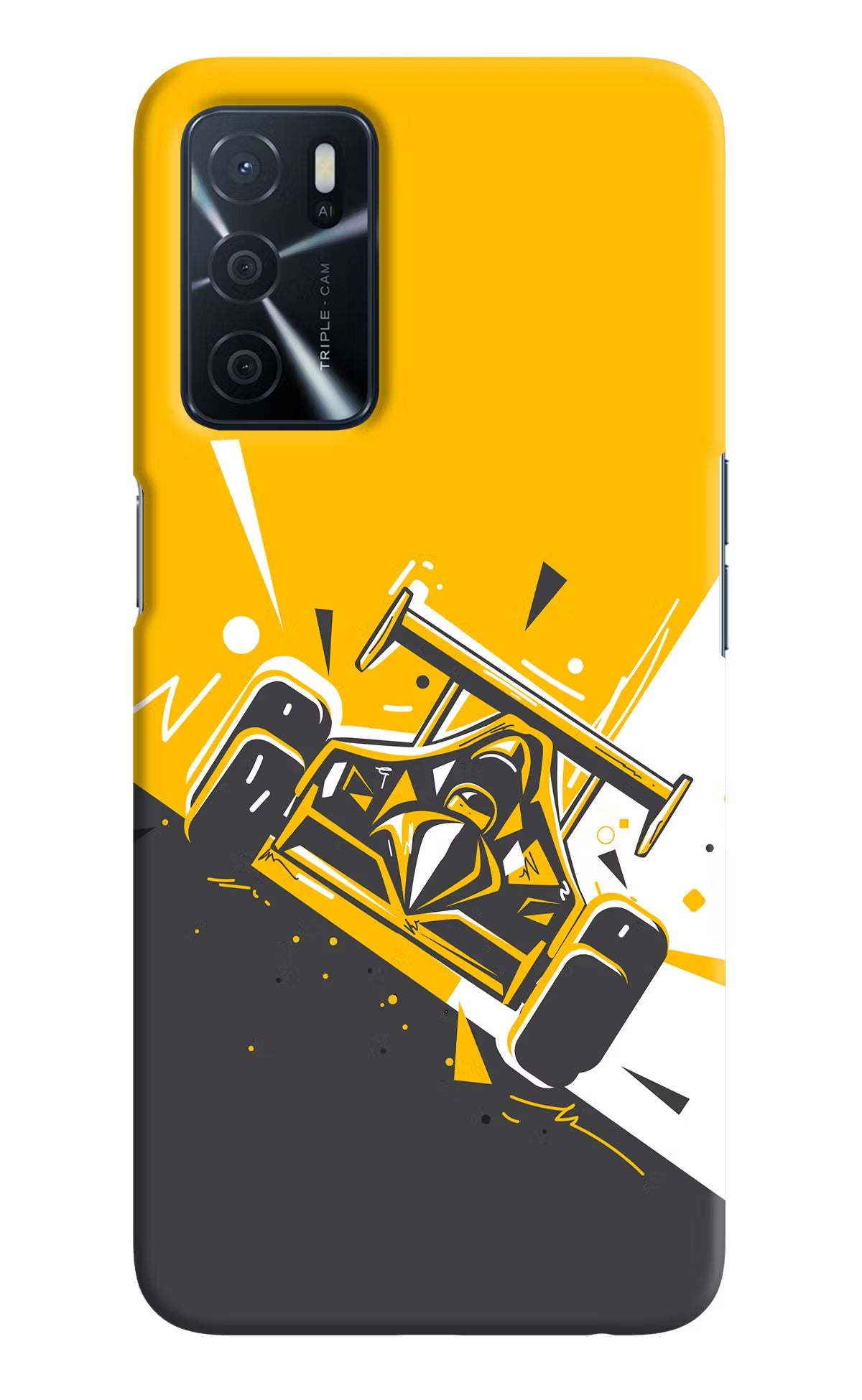 Track King Oppo A16 Hard Case Back Cover by Casekaro