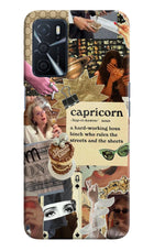 Capricorn Zodiac Oppo A16 Hard Case Back Cover by Casekaro