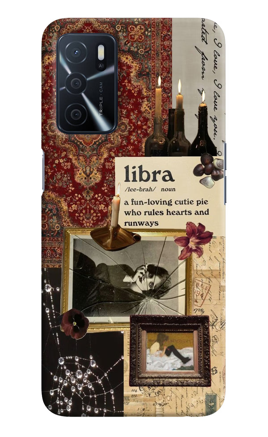 Libra Zodiac Oppo A16 Back Cover, Hard case