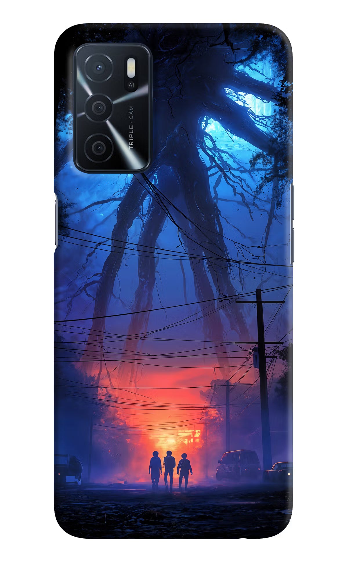 Ordinary Things Shadow Oppo A16 Hard Case Back Cover by Casekaro