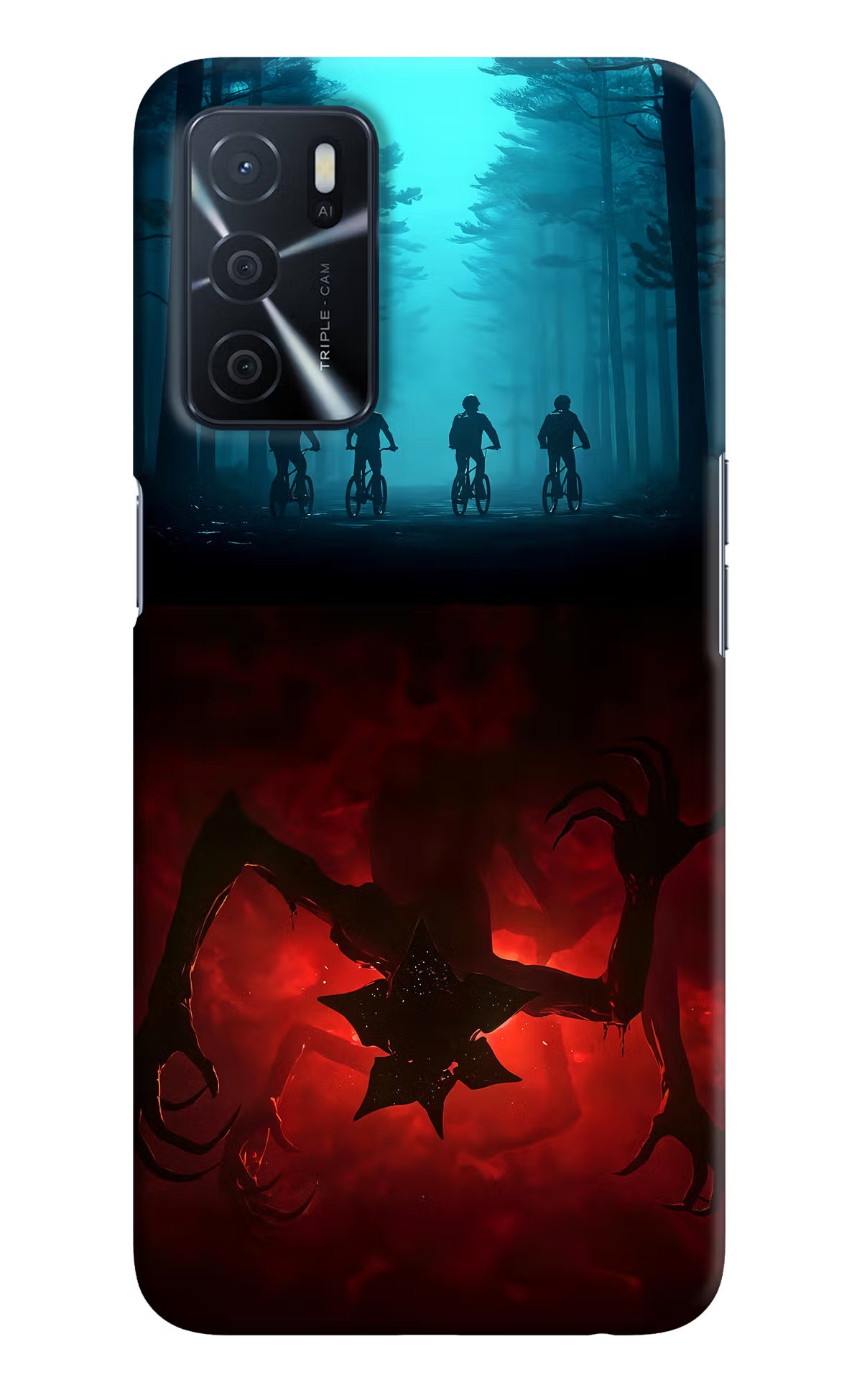 Ordinary Things Downside Up Oppo A16 Hard Case Back Cover by Casekaro