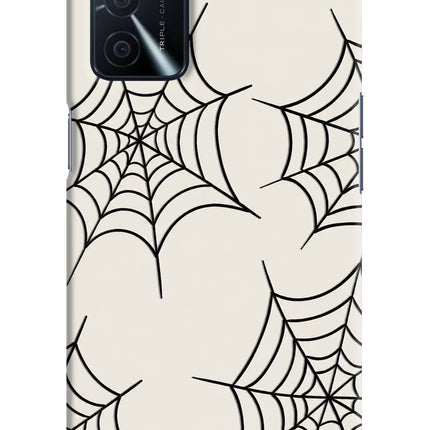 Spider Web Oppo A16 Hard Case Back Cover by Casekaro
