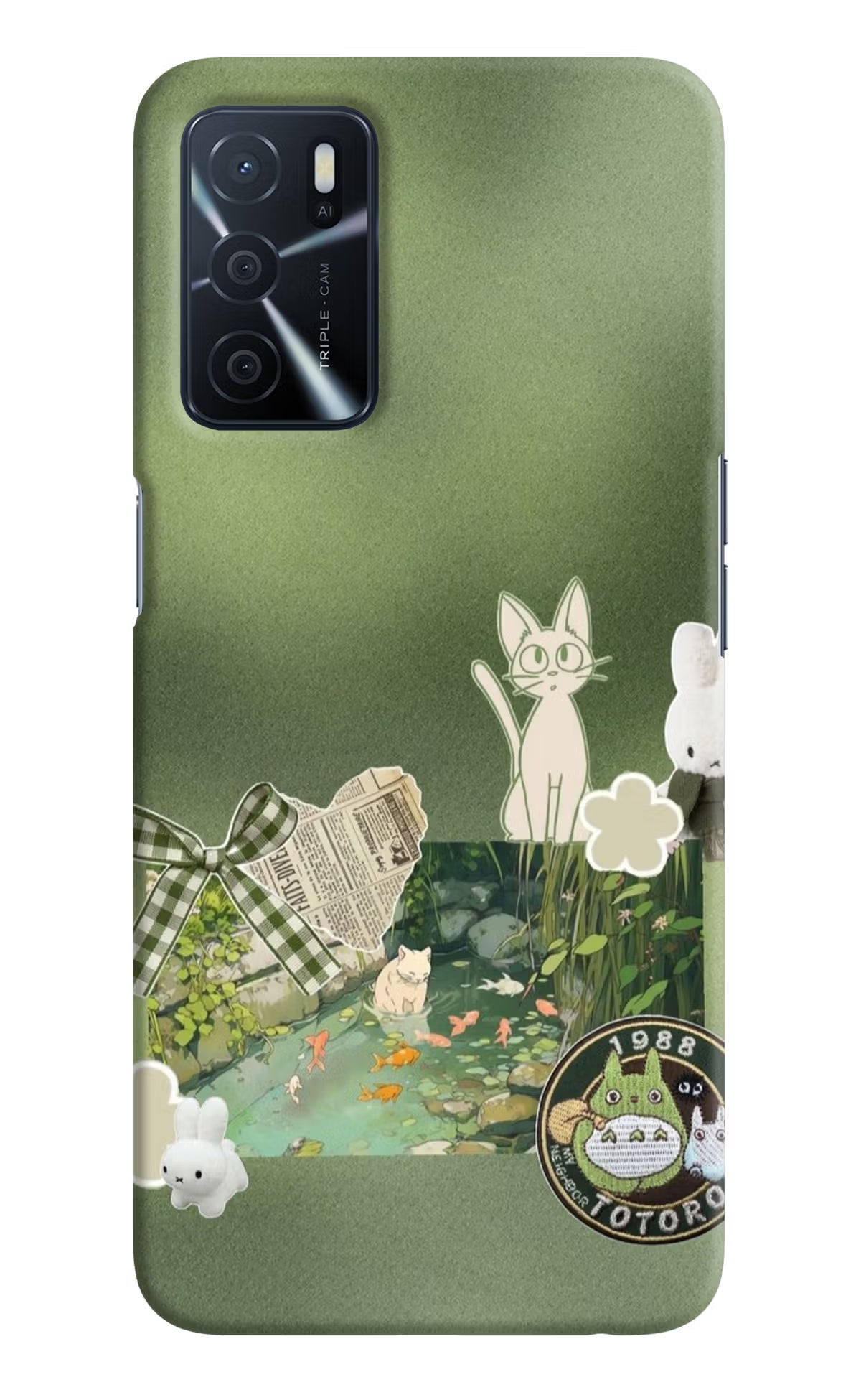 Aesthetic anime Oppo A16 Back Cover