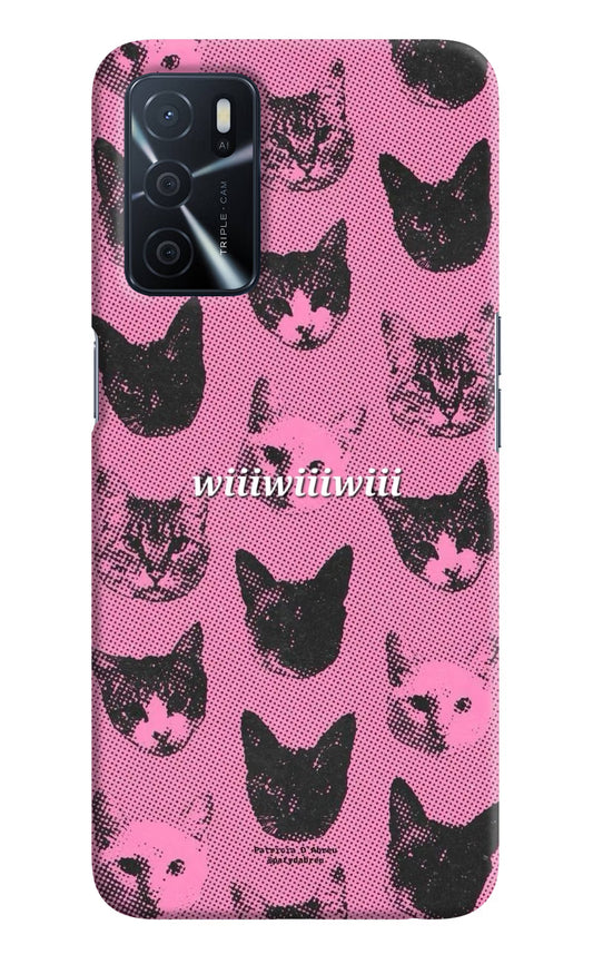Pink Cats Oppo A16 Back Cover