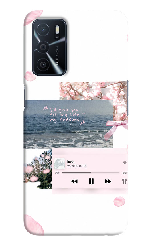 Wave to earth Oppo A16 Back Cover