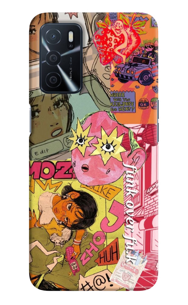 Funkover Oppo A16 Hard Case Back Cover by Casekaro