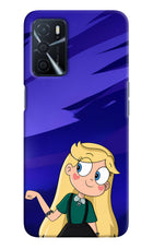 Star Glow Oppo A16 Hard Case Back Cover by Casekaro