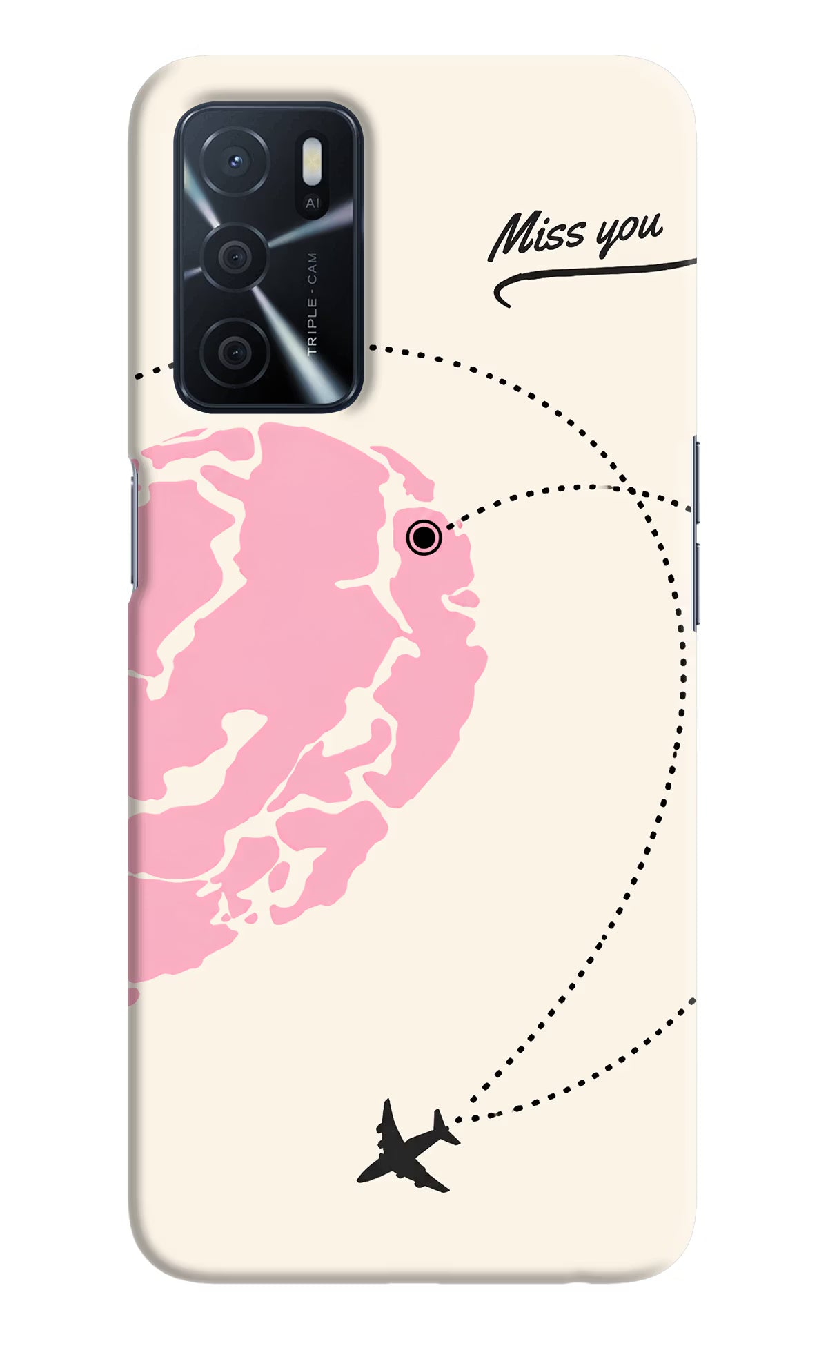 Miss Orbit Oppo A16 Back Cover