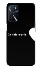 This World Oppo A16 Hard Case Back Cover by Casekaro