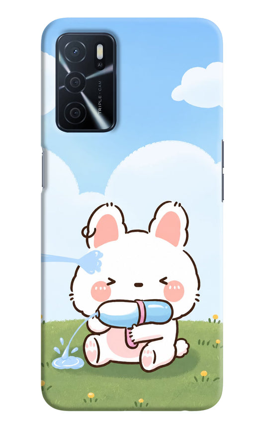 Bunny Treat Oppo A16 Hard Case Back Cover by Casekaro