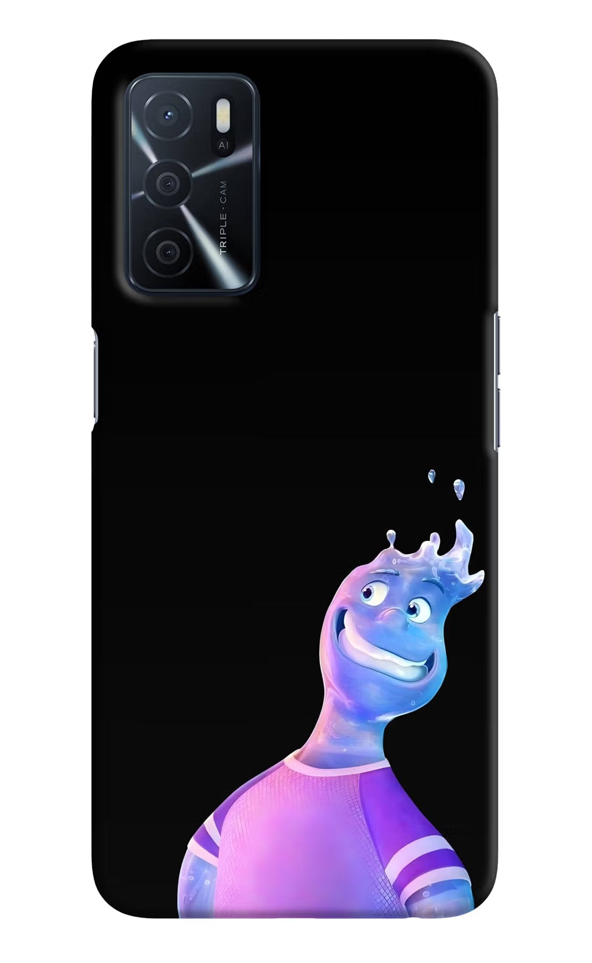Wade Wave Oppo A16 Hard Case Back Cover by Casekaro