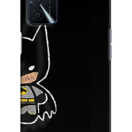 Bat Kitty Oppo A16 Hard Case Back Cover by Casekaro