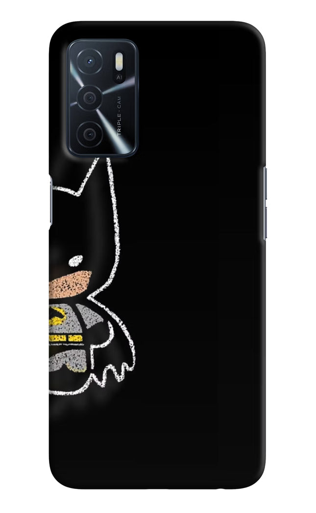 Bat Kitty Oppo A16 Hard Case Back Cover by Casekaro