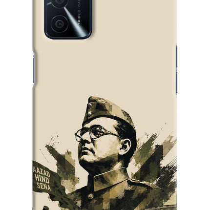Netaji Rising Oppo A16 Hard Case Back Cover by Casekaro