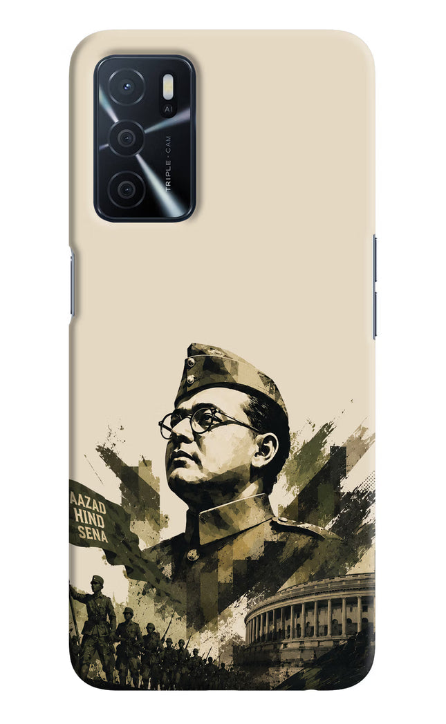 Netaji Rising Oppo A16 Hard Case Back Cover by Casekaro