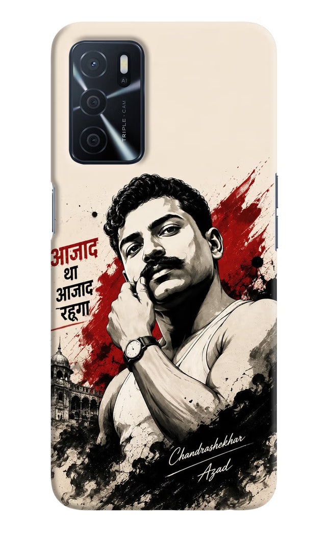 Chandrashekhar Azad Fearless Oppo A16 Hard Case Back Cover by Casekaro