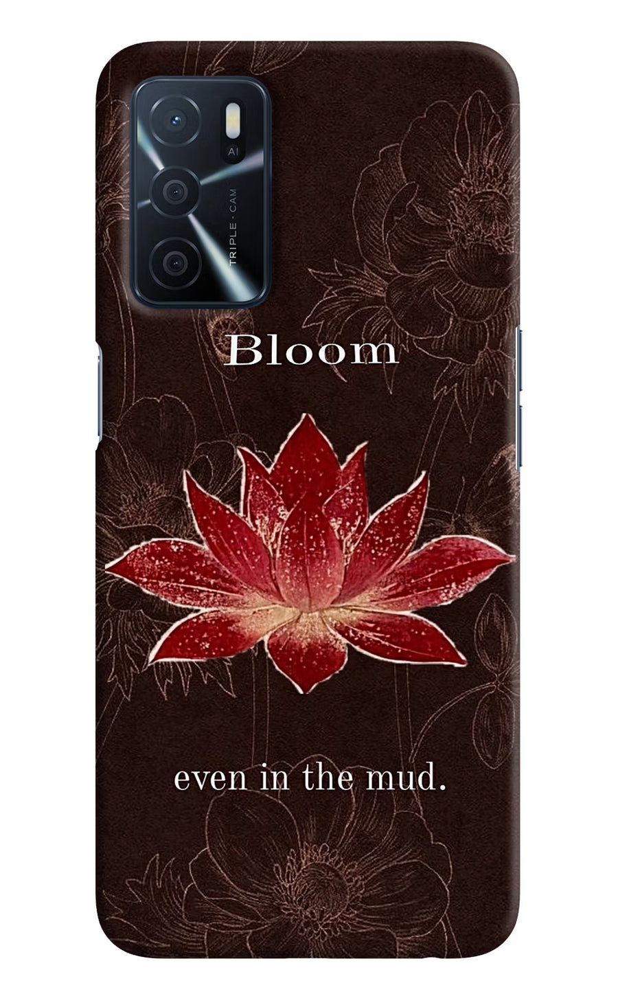Bloom Oppo A16 Back Cover, Hard case