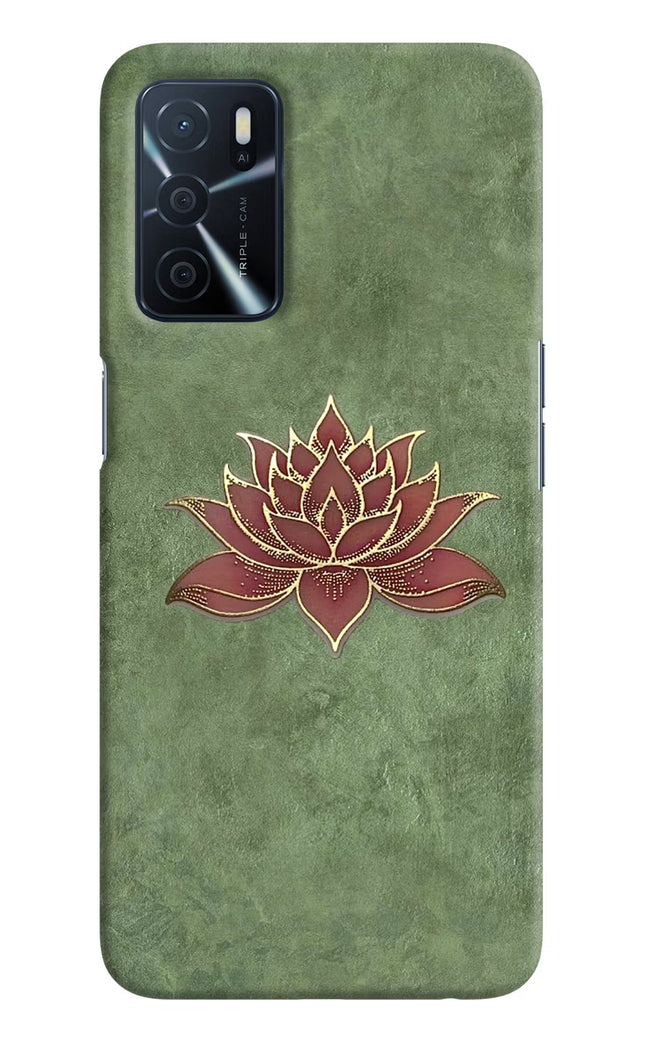 Lotus Grace Oppo A16 Hard Case Back Cover by Casekaro