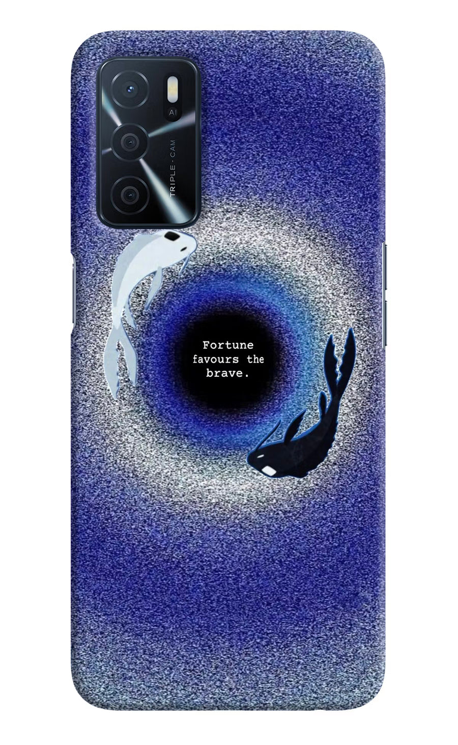Dark Koi Oppo A16 Back Cover, Hard case