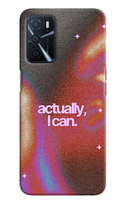 Pink Aura Oppo A16 Back Cover