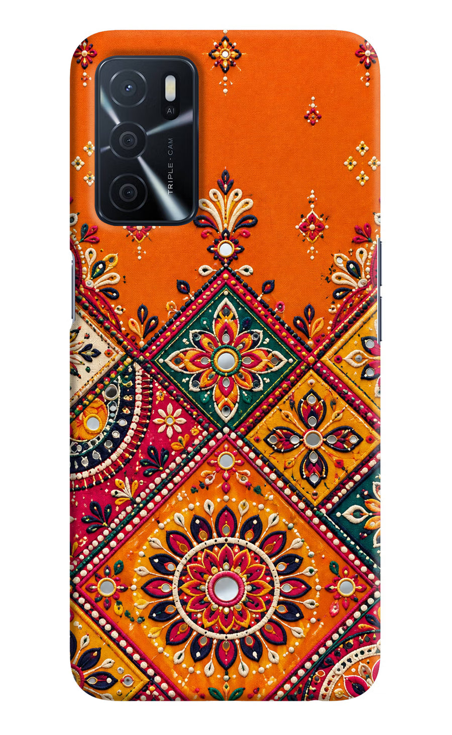 Kutch Glow Oppo A16 Back Cover, Hard case
