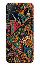 Folk Print Oppo A16 Back Cover
