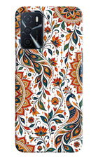 White Mayura Oppo A16 Back Cover