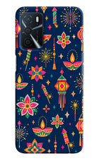 Festive Pop Oppo A16 Hard Case Back Cover by Casekaro