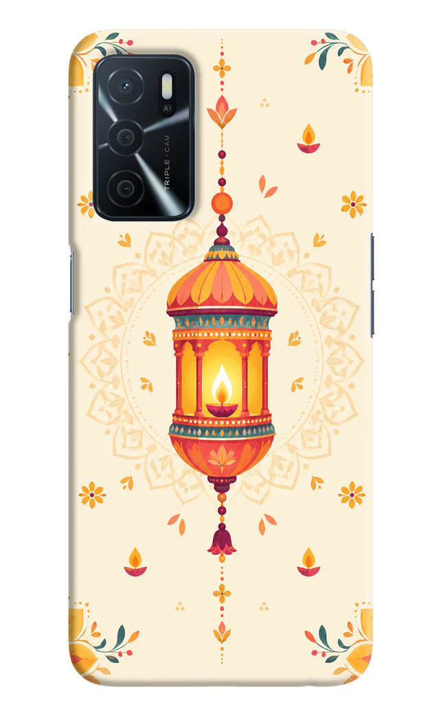 Golden Lantern Oppo A16 Hard Case Back Cover by Casekaro