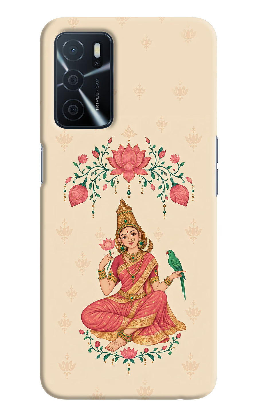 Goddess Lakshmi Oppo A16 Back Cover, Hard case