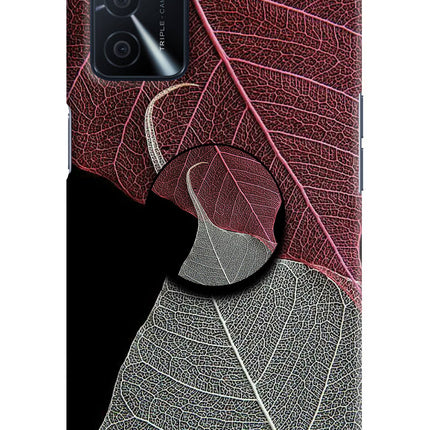 Leaf Pattern Oppo A16 Pop Case by Casekaro