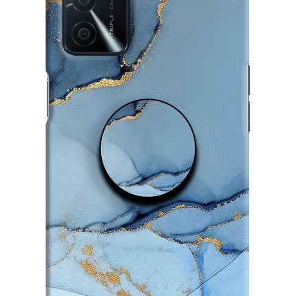 Blue Marble Oppo A16 Pop Case by Casekaro